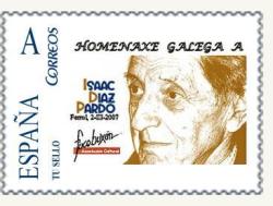 Sello Homenaxe D�az Pardo