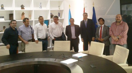 Entrevista Comité Megasa e Alcaldes co Conselleiro de Industria.